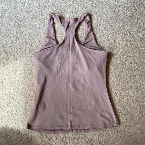 Tan Razor Back Tank Top - Picture 3 of 4